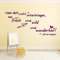tjapalo® vio-tk43 Wandtattoo Kinderzimmer Mädchenzimmer Wandspruch Zitat Astrid Lindgren Lass dich nicht unterkriegen Wandaufkleber Sticker B100xH58cm