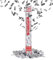 Party Factory 1 Party Popper, 40 cm, Silber Konfetti, bis 8 m Effekthöhe, Konfettiregen für Hochzeit, Geburtstag oder Silvester