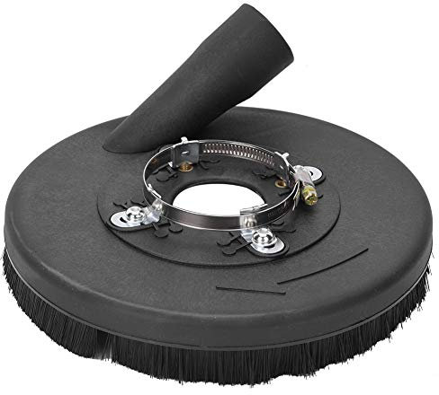 ViaGasaFamido Angle Grinder Dust Shroud, 7 Inch Dry Grinding Dust Collector Shroud Cover for 180/230mm Angle Grinders