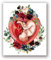 Grossesse Aquarelle Floral Toile Peinture Impression Wall Art Sage-Femme Cadeau gynécologue Doula éducation médicale Affiche décor à la maison-50 x 70 cm sans Cadre