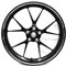 Felgenrandaufkleber Felgenrand Stripes Breite 7mm Chrom Hologramm mit Montagetool 16 17 18 19 Zoll für Auto Motorrad Felgen Aufkleber (Chrom Silber)