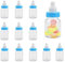 HERCHR Junge Süßigkeiten Box 12 Flasche Blau, Babyparty Deko Junge, Baby Shower, Baby Party Dekoration Box, Süßigkeiten Flaschen, Milchflasche Babyflaschen, Candy Flaschen, Gastgeschenke Taufe Baby