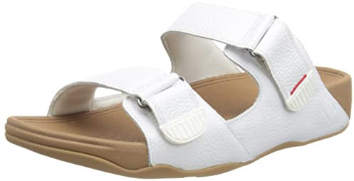 Fitflop Gogh Moc Slide, Sandali a Ciabatta Uomo, Bianco, 44 EU