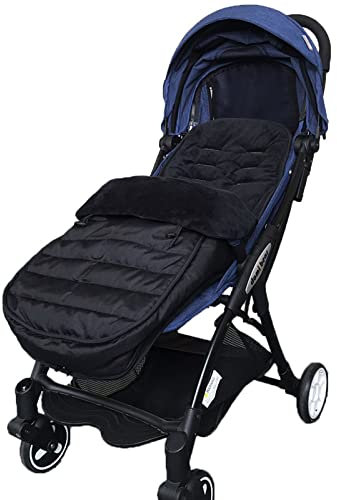 Winter 3 in 1 Kinderwagen Universal Schlafsack Fußsack Winddicht Stuhlkissen Mädchen Jungen warm Einschlagdecke Babydecke Universal Winterfußsack Babyschale für Baby, 0-3 Jahren