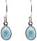 925 Sterlingsilber Larimar Edelstein 1.96 GM Silber Schmuck Ohrring Meadows