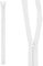 mumbi Reißverschluss teilbar 5mm 50cm Weiss Kunststoff Reißverschlüsse mit Zipper grobe Zähne, mumbi_35582, Weiß