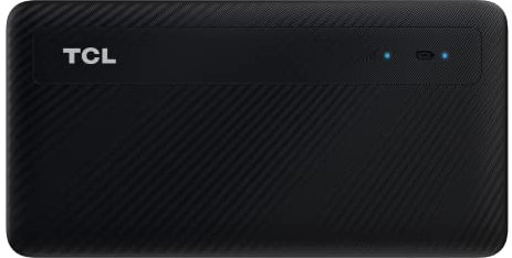 TCL Linkzone – MW42V Mobilmodem 4G, LTE (CAT.4), WLAN, Hotspot für bis zu 15 Benutzer, leicht und tragbar mit dedizierter Verwaltungs-App, Schwarz