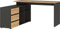 GERMANIA DIE MÖBELMACHER Winkelschreibtisch mit integriertem Sideboard, 146 x 76 x 145 cm (BxHxT)