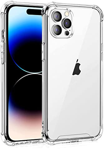 Whioltl Case for iPhone 14 Pro, Crystal Clear Phone cover, Premium Flexible Bumper Cover, Transparent Shockproof iPhone 14 Pro Case With Drop Protection Corners, Anti-Scratch, (6.1-Inch)