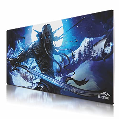 Large Gaming Mouse Pad, Desktop Mousepad, Gaming Keyboard Mat, Giant Mousepad, XXL Desk Mat, Anime, World, of, Warcraft, Dota2, League,of,Legends,Genshin,Impact, Fantasy, Premium Mouse pad