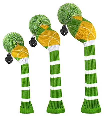 Scott Edward Golfschlägerhauben für Holz, 3er-Set, passend für Well Driver (460 cc), Fairway-Holz und Hybrid(UT). Die perfekte Änderung für Golftasche