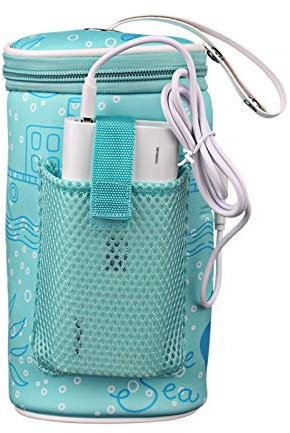 Battery Powered Bottle Warmer | USB Baby Milk Keep Warm Bag,Portable Travel Milk Heat Thermostat Keeper Baby Bottle Keep Warmer For Car Tavel