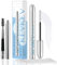 KevKev 10ml Eyelash Glue - 48 Hours Long Lasting Individual Lash Extension Adhesive - Mild Formula Waterproof Cluster Glue with Remover Cotton Swabs (Clear)