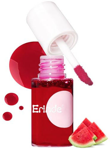 Erinde Lip Tint Stain Makeup,Natural Korean Lip Tint,Lip Stain Tint Waterproof Makeup,Mini Liquide Lipstick,Non-sticky & Long Lasting #03 WATERMELON