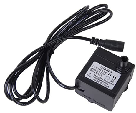 Solar Water Fountain,Solar Water Pump 1.5-2m Solar Pond Pump DC 6-12v 5W Waterproof Submersible Water Pump Low Noise Mini Water Pump Fountain Pump for Water Feature Aquarium Fish Tank Hydroponics