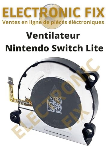 ELECTRONICFIX - Ventilateur Refroidisseur Original Cooling Fan Console Compatible avec Nintendo Switch LITE - Remplacement et Réparation