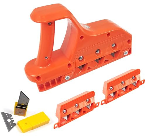 Plasterboard Chamfer Cutter, Strumento di Taglio per Cartongesso, Smussatore per Cartongesso con Balde a 45 ° e 60 °, Strumento di Taglio per Cartongesso a Mano.