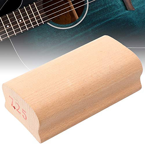 Precise Radius Guitar Sanding Block Grip board Strumento di livellamento per tastiera Chitarra (blocchi di legno curvati da 7,25)