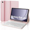JADEMALL Custodia Tastiera per Samsung Galaxy Tab A9+/A9 Plus 11, Italiana QWERTY Layout Bluetooth con Portapenne, Rosa