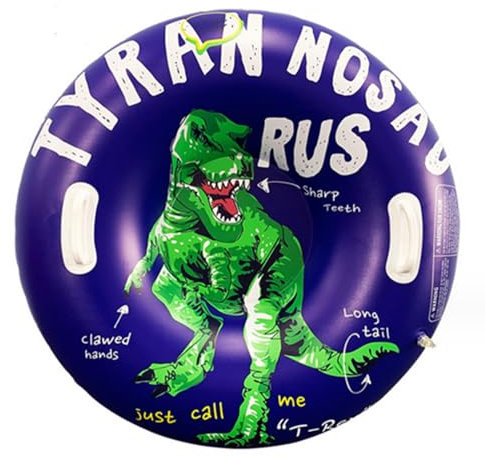 Inflatable Snow-Tube Sled for Kids，Snow Sled Heavy Duty Sledding Tube with Handles & Bottom Winter Outdoor Sports Toys Activities for Kids and Adults Winter Fun 36'