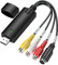 USB 2.0 Audio Video Grabber USB 2.0 Audio Video Grabber Convertidor Analógico a Digital con Adaptador para VHS/VCR/TV a DVD para Windows 11 10 8 7 Mac
