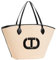 Twinset Milano Handtasche Twin Set Tote für Damen - Beige Modell 241TD8140 Synthetik, Beige Schwarz, Einheitsgröße