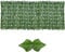 Sichtschutz Efeu Sichtschutzzaun Grüner Zaun 1x5m 1x10m Outdoor Wetterfest Seitenmarkise Seitensichtschutz Künstliche Hecke Gartensichtschutz Balcony Privacy Screen Ohne Bohren(Color:Style 2,Size:1x4m