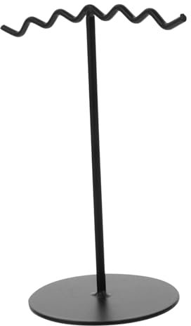 ANDRESLAD Iron Jewelry Stand t Shape Earring Holder Necklace Storage Jewelry Display Rack for Earring Necklace Display