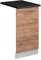 Vicco Panel Frontal del lavavajillas Fame-Line, Roble Dorado, 45 cm, ET Antracita