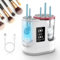 Weinsamkeit Nettoyeur de Pinceaux de Maquillage 3 en 1, Machine Organisatrice de Support de Séchoir à Pinceaux de Maquillage, Nettoyage Automatique pour Pinceaux de Toutes Tailles (A)