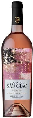 Quinta São Gião – Vinho Verde Espadeiro Rosé (750 ml) | Erfrischender Roséwein aus Portugal | Fruchtige Noten von Erdbeere & Himbeere – Perfekt als Aperitif & zu leichten Gerichten | Intensives Aroma