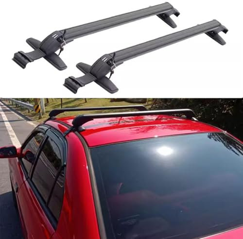 ZcsfcpA Dachgepäckträger für Autos,Auto Querträger,Autotransport-Zubehör,für VW Golf 8 Variant/Golf Variant R Wagon,B-Black