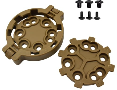 Taktischer Gürtelholster Adapter, Gun Holster Platforms Adapter, 360°-Drehung, Drop-Leg-Plattform Adapter, Schnellverschluss Molle Befestigung für Holster, Magazintaschen