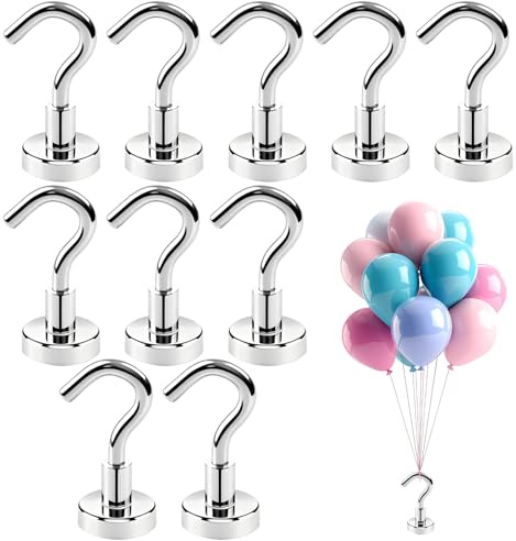 10 Poids pour Ballons à Hélium, Supports Réutilisables pour Fêtes, Mariages, Anniversaires, Noël, Décorations d'Halloween (YH-F16(0-8kg))