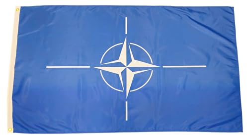 Fahne Flagge NATO - North Atlantic Treaty Organization - 90 x 150 cm