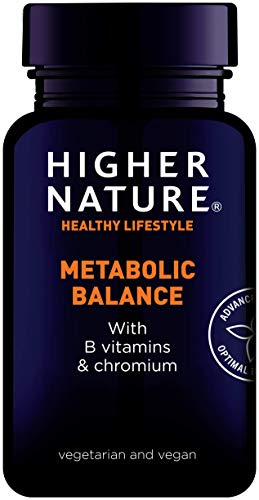 Higher Nature Advanced Glucose Support - 90 Capsules | Healthy Weight & Metabolism, Vegetarian & Vegan