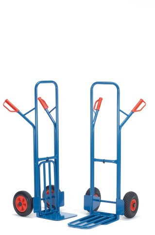 Fetra Transportgeräte mcabpcrp1 Schubkarre luftbereift A1, 300 kg Belastung, 580 mm Breite x 1300 mm Höhe