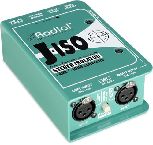 Radial J-Iso Stereo +4dB to -10dB Converter
