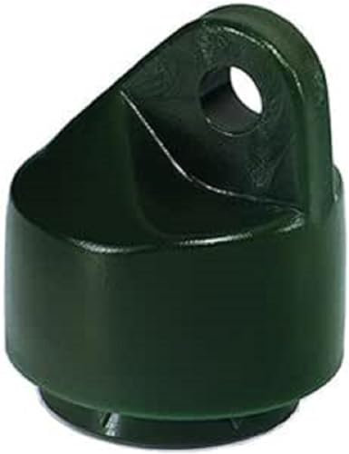 Alberts 655105 Strebenkappe | Aluminium, grün kunststoffbeschichtet | für Rohr-Ø 34 mm