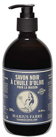 Marius Fabre Savon noir liquide à l'olive - Schwarze Olivenöl-Flüssigseife - 500 ml