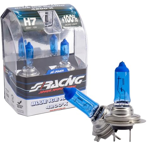 Simoni Racing BIR/H7 H7 Type Halogen Bulbs, Ice Light White