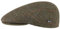 Lipodo Flatcap mit Karomuster Herren - gefütterte Schiebermütze mit Wolle - Made in Italy - Karierte Herrenmütze mit Schirm - Schirmmütze Herbst/Winter Oliv 56 cm