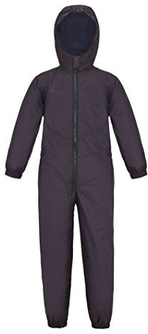 Wetplay Puddle Splash Suit Waterproof All In One Kids Rainsuit Childrens Childs Boys Girls (9-10 Years, Navy Blue)