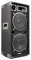 MAX MAX210 Altavoz pasivo para Fiestas y Eventos, Caja pasiva de 1000 vatios con Asas, woofer Doble de 2 x 10 Pulgadas, pasivo, Altavoz para DJ, Caja acústica, Negro