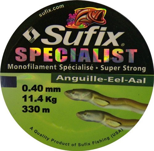 Sufix Specialist Aal 0,40mm 11,4kg 330m Monofile Angelschnur