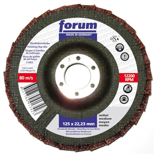 Forum Fächerschleifscheibe, 125 mm,Vlies,med, 4317784913423