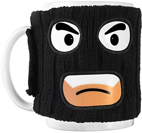 Thumbs Up Tasse Mugga Mug, Weiß/Schwarz, 15 Ounce
