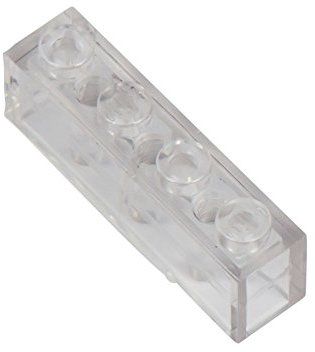 Q-Bricks Beutel 250Stck. Bausteine 1x4 Transparent 920