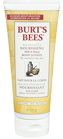 Burt's Bees 24-h Body Lotion Naturally Nourishing Milk and Honey, 170 g