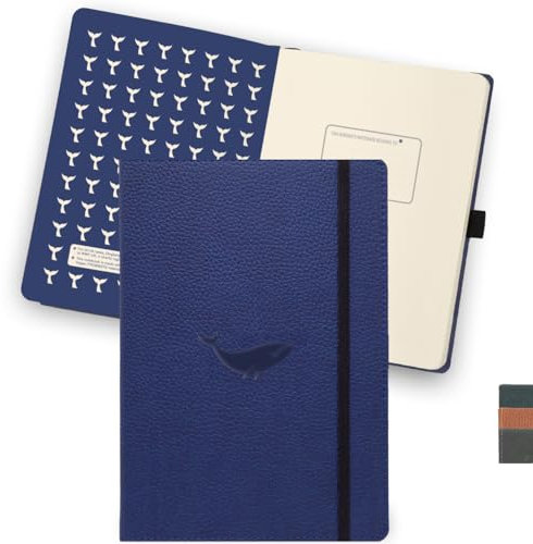Dingbats* - Taccuino A Righe Di Fauna Selvatica - Extra Grande Quaderno A4, Copertina Rigida in Pelle PU - Portapenne, Segnalibro, Chiusura Elastico